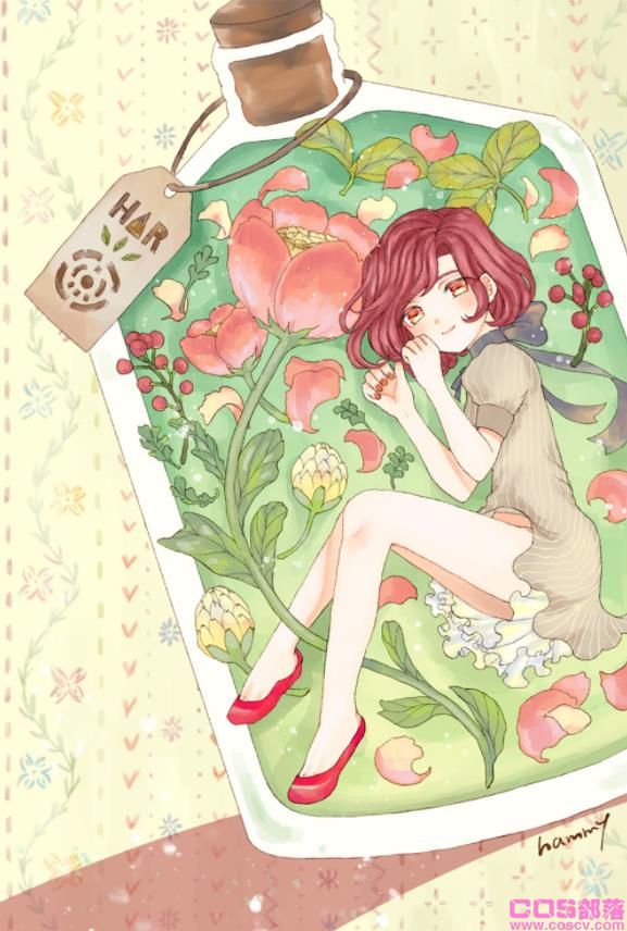 [Pixiv精选]瓶中之花。浮游花插画特辑(图3)