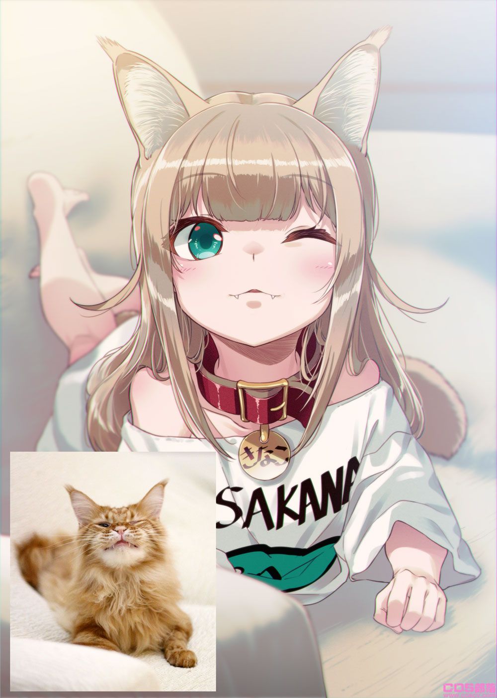真有此猫！日本插画家40原《将喵星人萝莉化》猫娘就是它的化身！(图9)