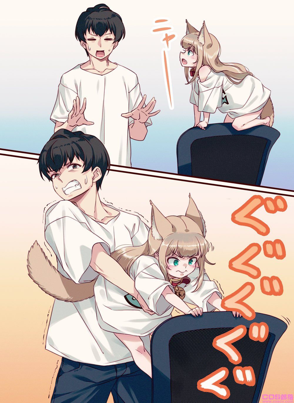 真有此猫！日本插画家40原《将喵星人萝莉化》猫娘就是它的化身！(图10)