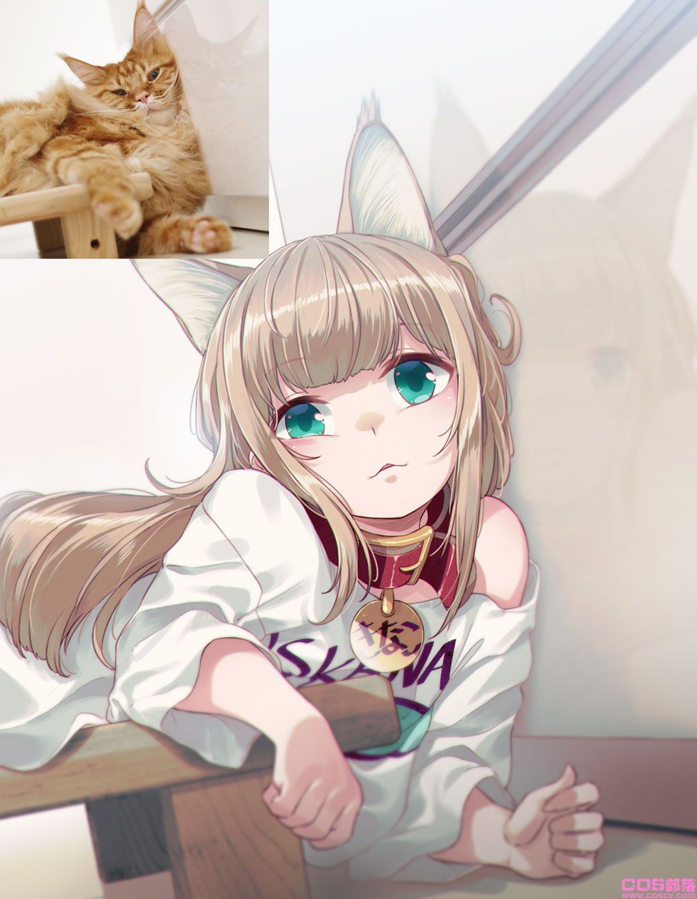 真有此猫！日本插画家40原《将喵星人萝莉化》猫娘就是它的化身！(图13)