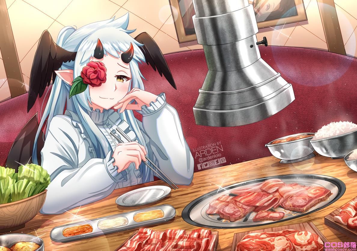 [Pixiv精选]诱人的滋滋声！烤肉插画特辑(图4)