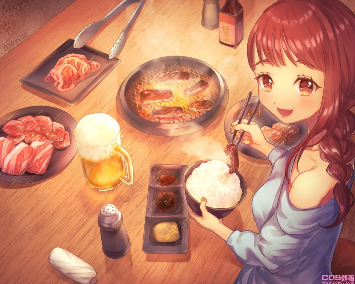 [Pixiv精选]诱人的滋滋声！烤肉插画特辑(图6)