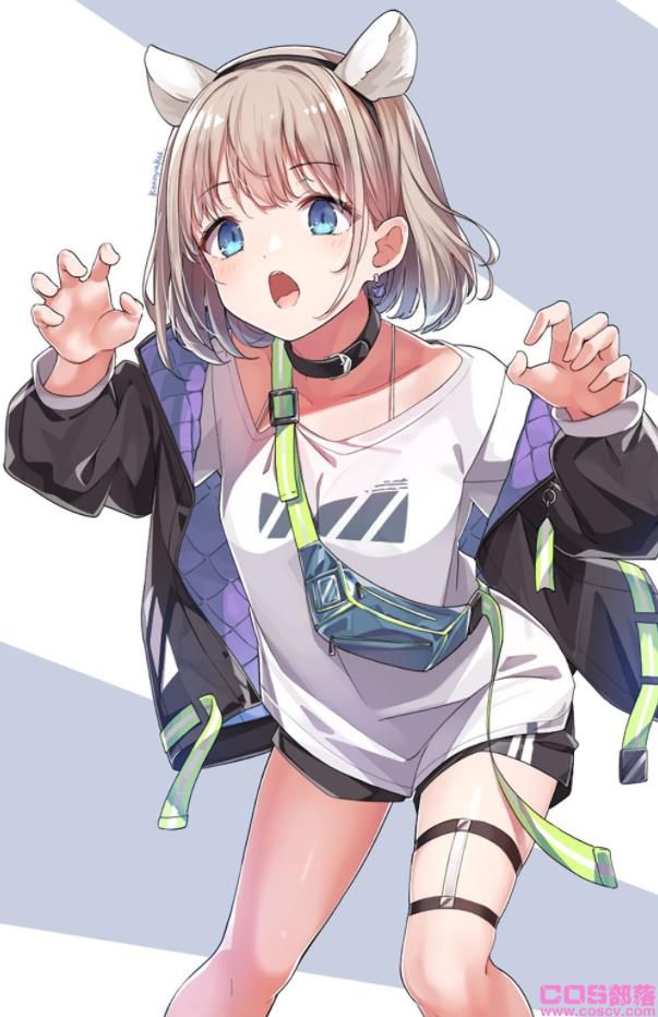[Pixiv精选]我可不好惹哦。嘎哦姿势插画特辑(图2)