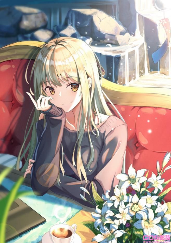 [Pixiv精选]若有所思。托腮插画特辑(图5)