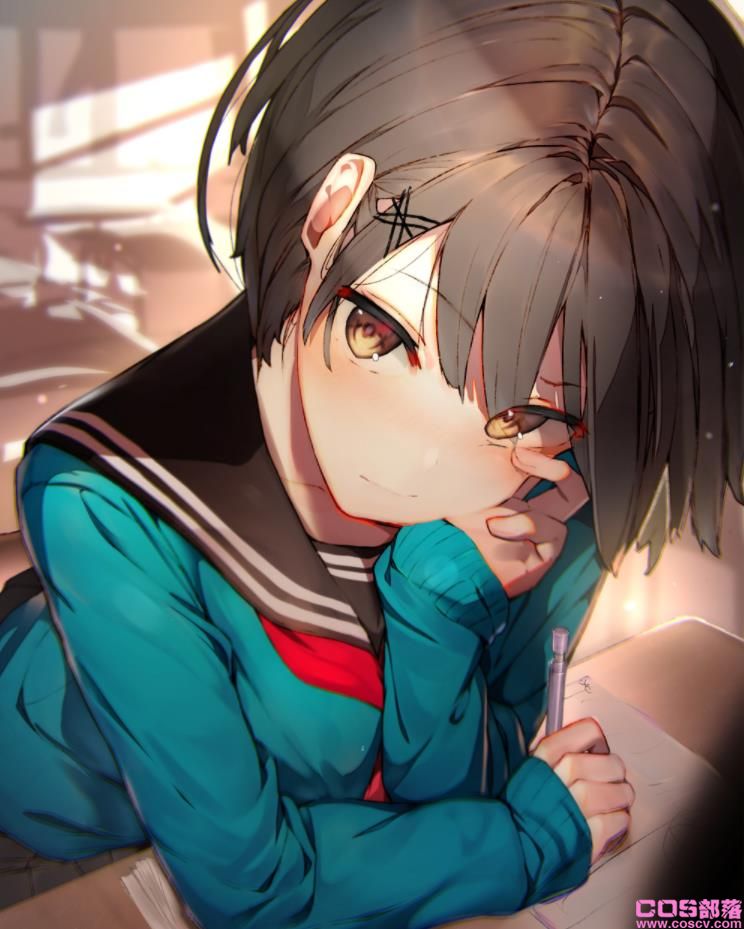 [Pixiv精选]若有所思。托腮插画特辑(图4)