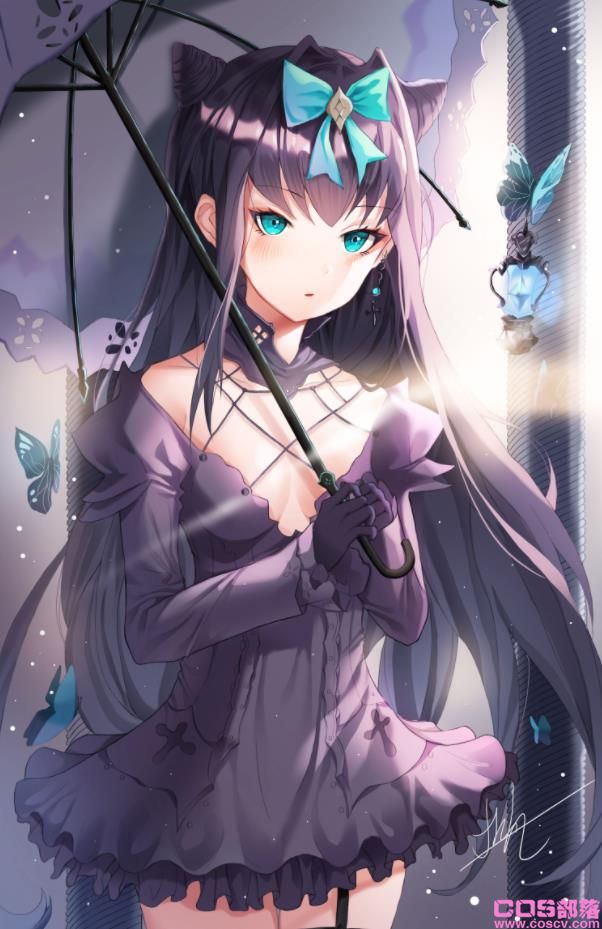 [Pixiv精选]绽放于艳阳之中。阳伞插画特辑(图1)