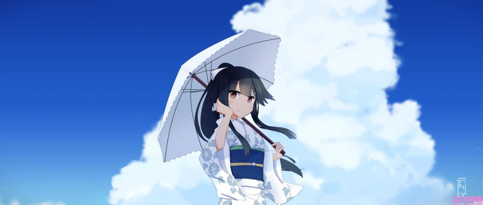 [Pixiv精选]绽放于艳阳之中。阳伞插画特辑(图12)