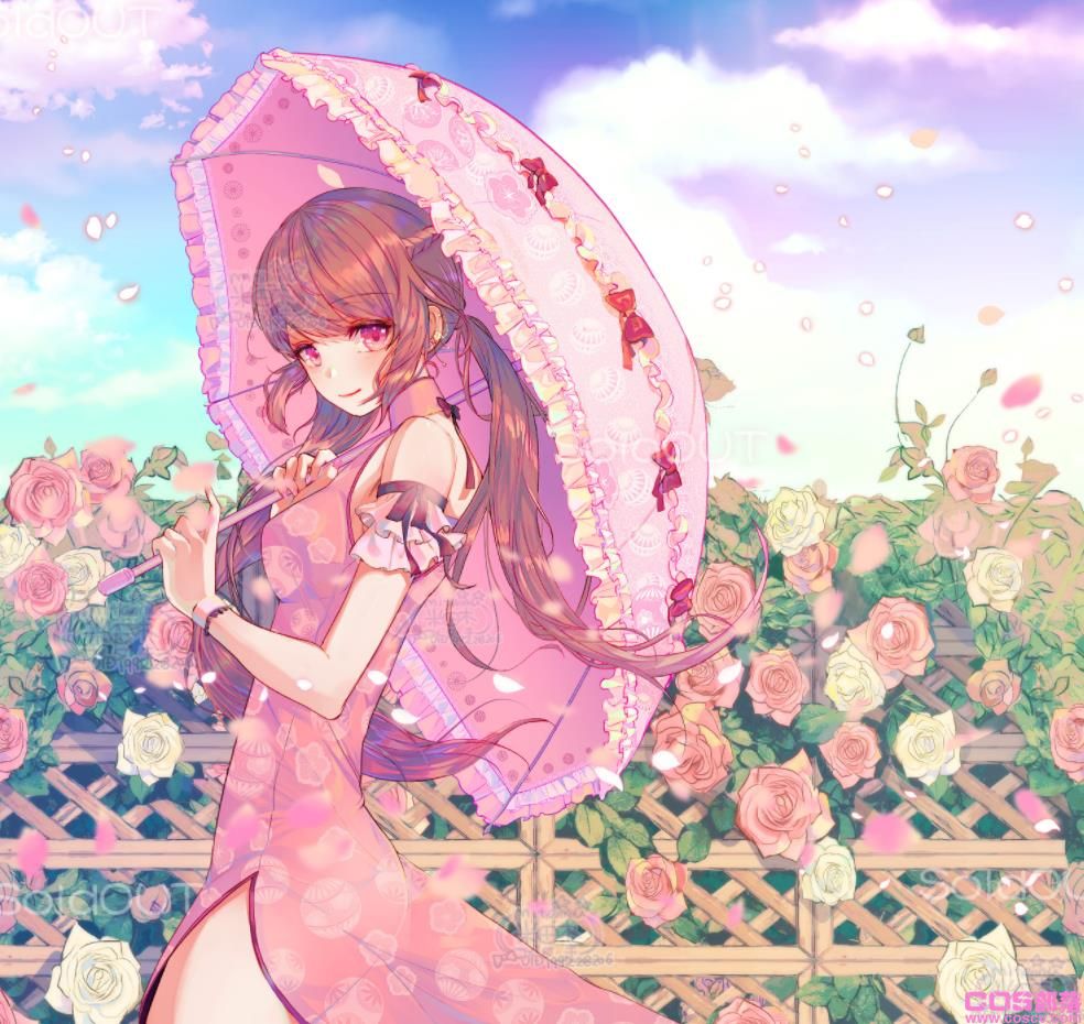 [Pixiv精选]绽放于艳阳之中。阳伞插画特辑(图11)