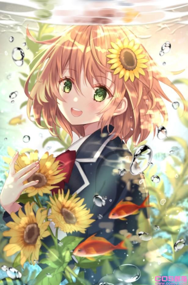 [Pixiv精选]苍蓝的世界。水中插画特辑(图1)