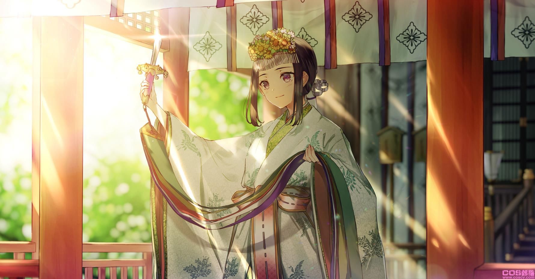 [Pixiv精选]侍奉神明的存在。巫女插画特辑(图14)