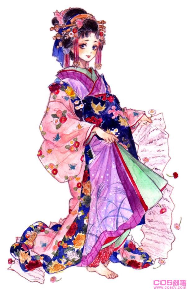 [Pixiv精选]于夜晚灿烂绽放。花魁插画特辑(图4)