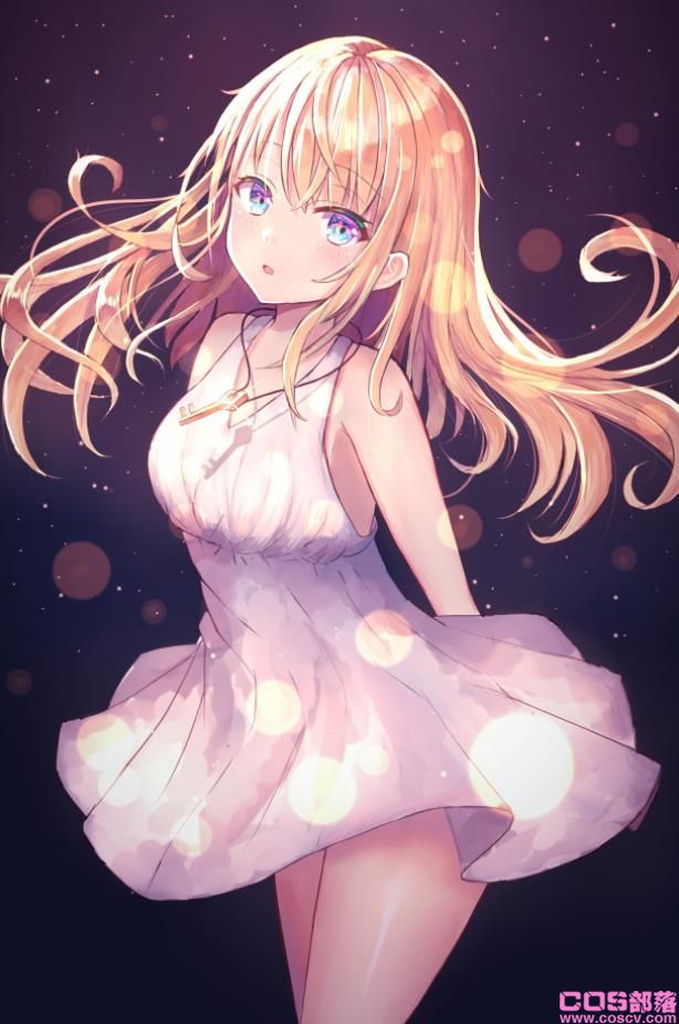 [Pixiv精选]衬托夏日的你。白色连衣裙女孩插画特辑(图1)