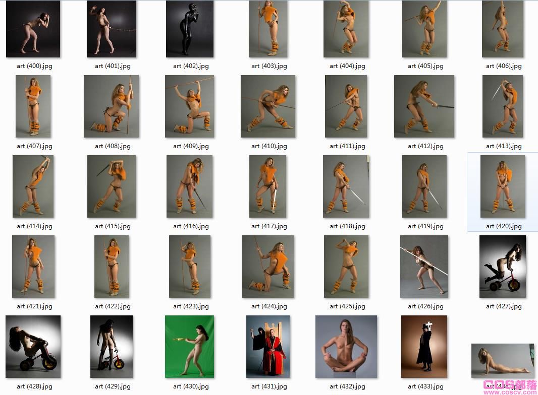 【Cos部落】艺用人体（4套）【3255P-10G】(图15)