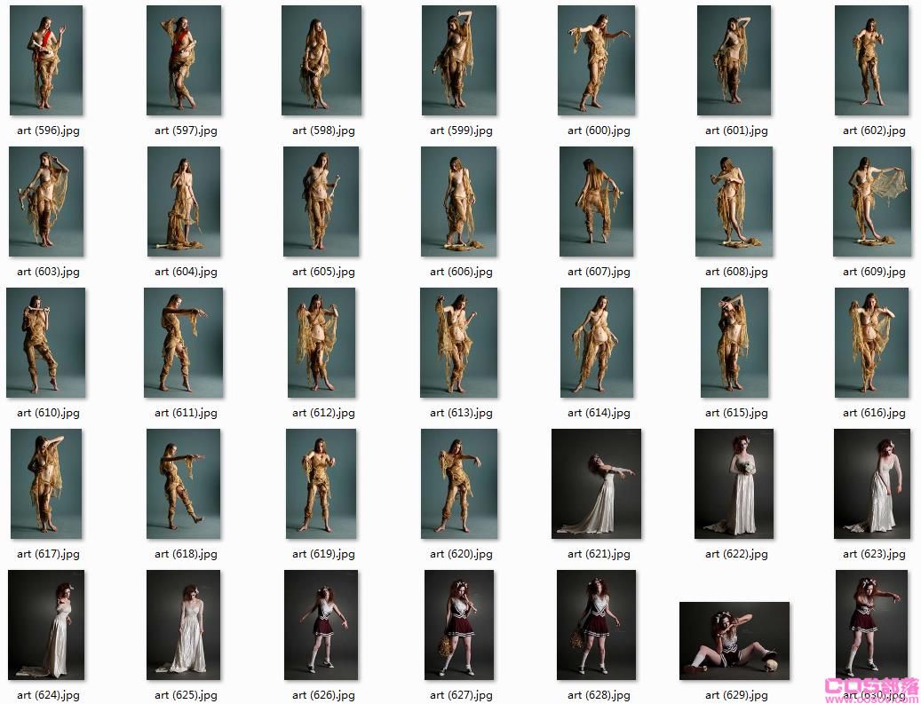 【Cos部落】艺用人体（4套）【3255P-10G】(图16)