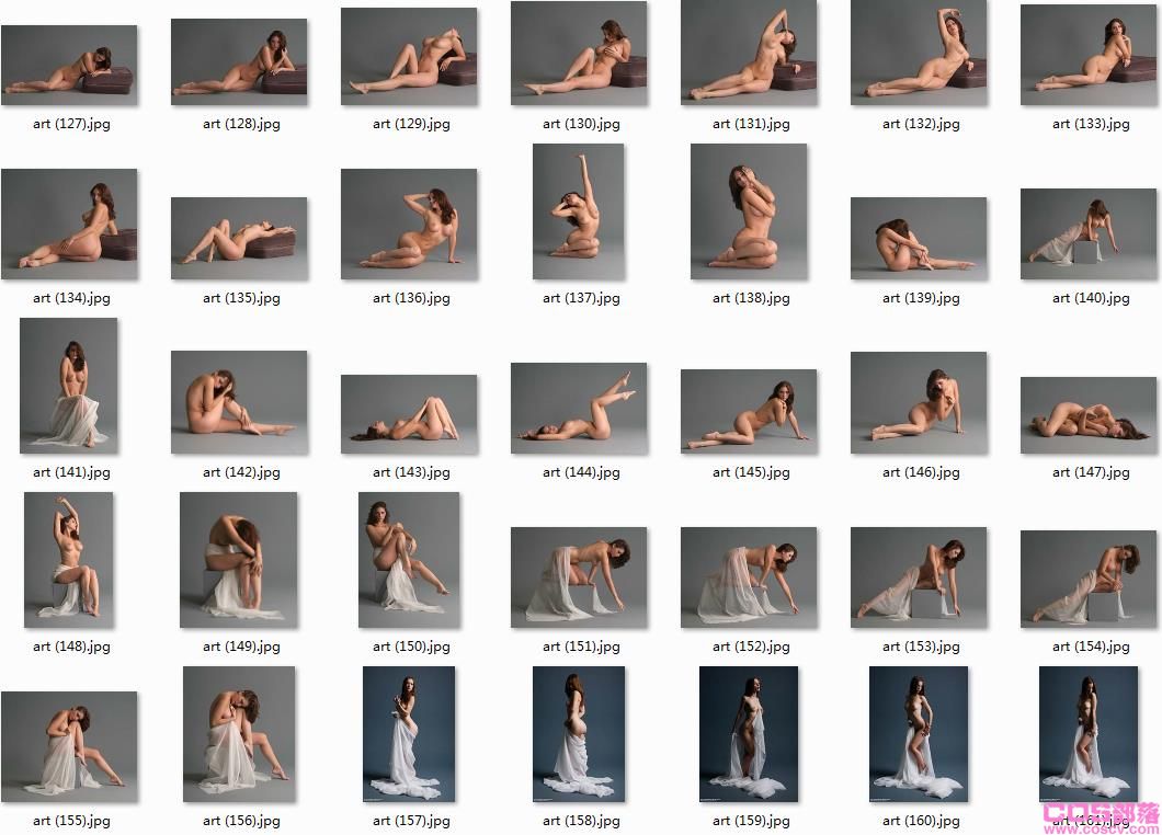 【Cos部落】艺用人体（4套）【3255P-10G】(图14)