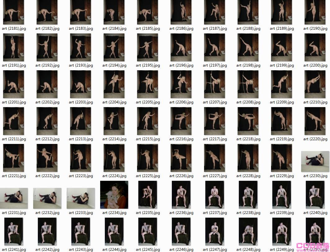【Cos部落】艺用人体（4套）【3255P-10G】(图18)