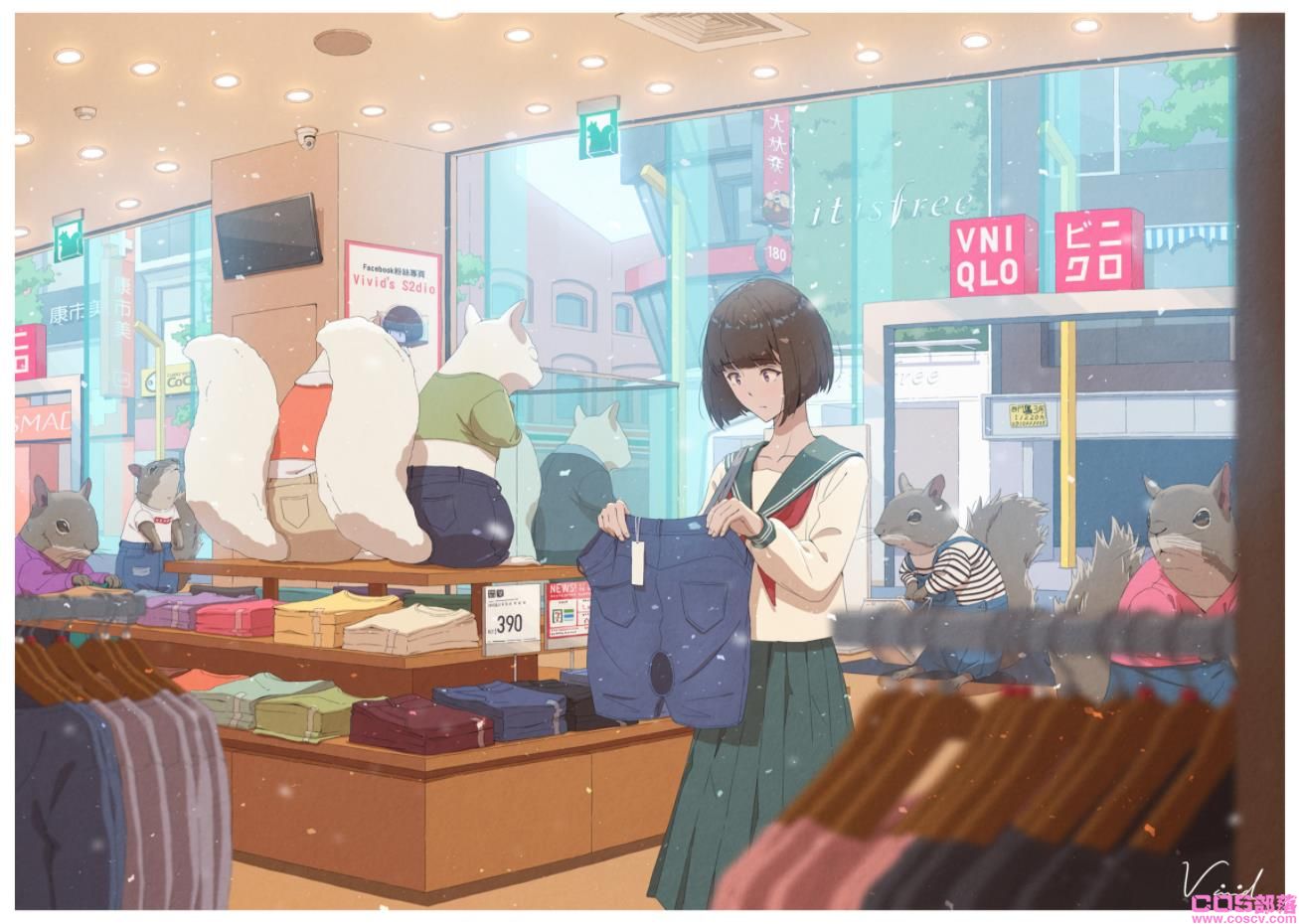 [Pixiv精选]难以抉择♡购物插画特辑(图5)