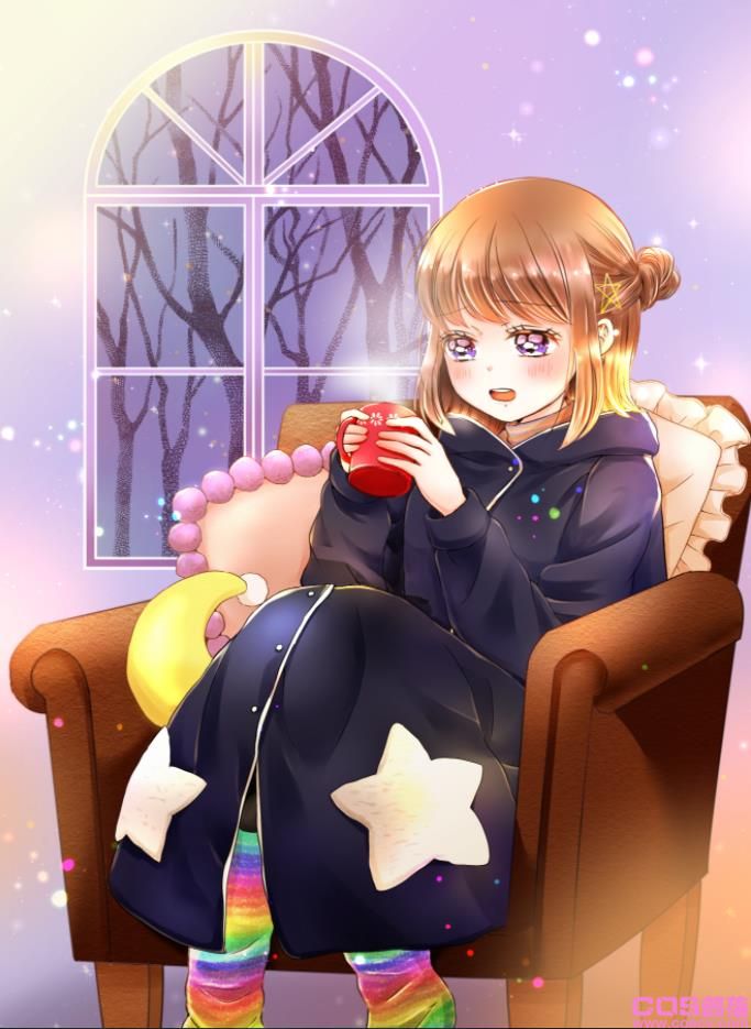 [Pixiv精选]最自然的样子。家居服插画特辑(图6)