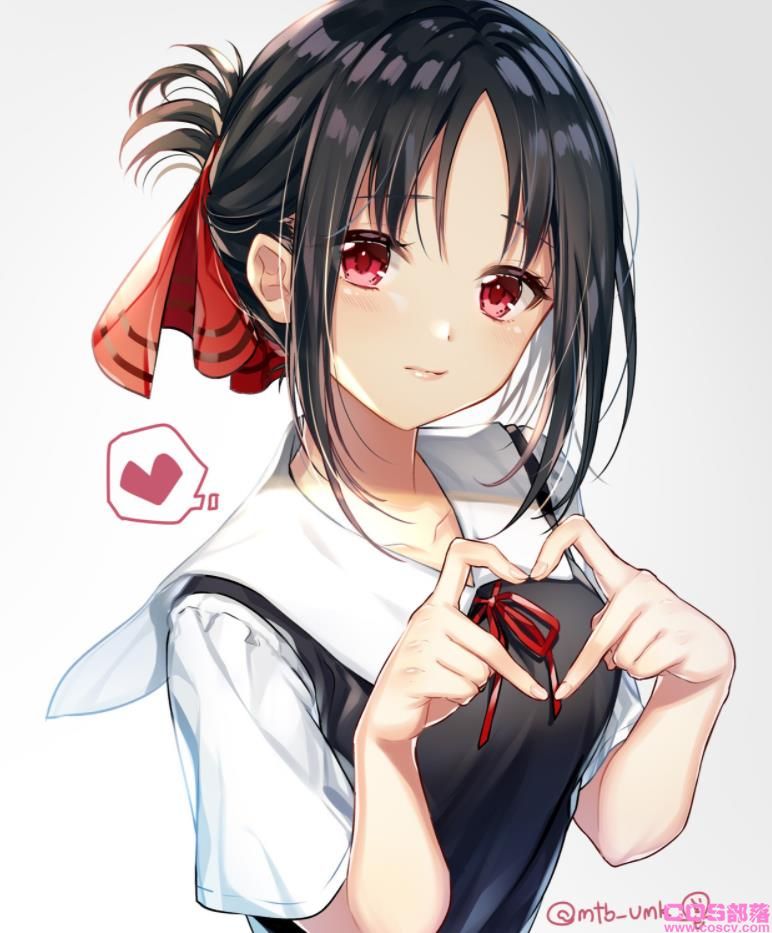 [Pixiv精选]为你比个小心心！。「用手比心」插画特辑(图3)