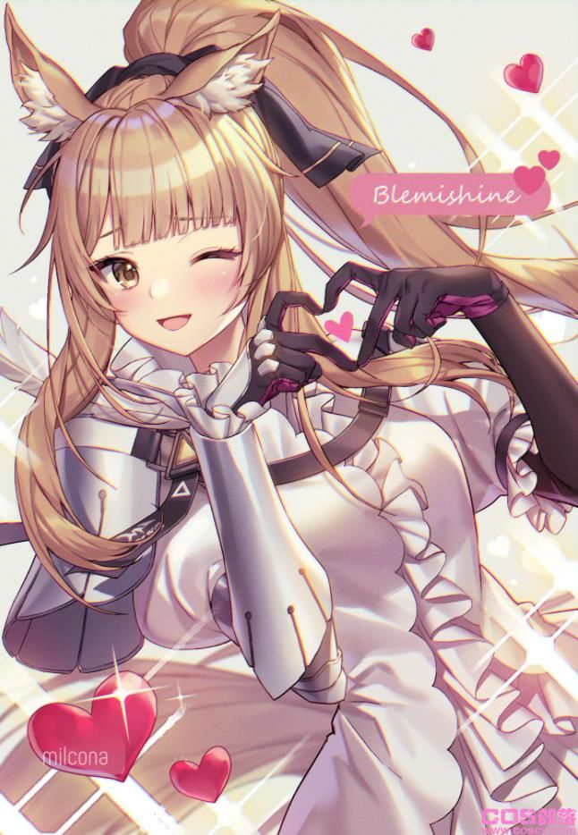 [Pixiv精选]为你比个小心心！。「用手比心」插画特辑(图8)