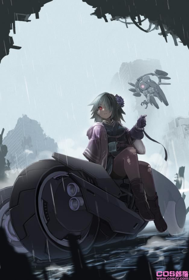 [Pixiv精选]驰骋风云。摩托车插画特辑(图2)