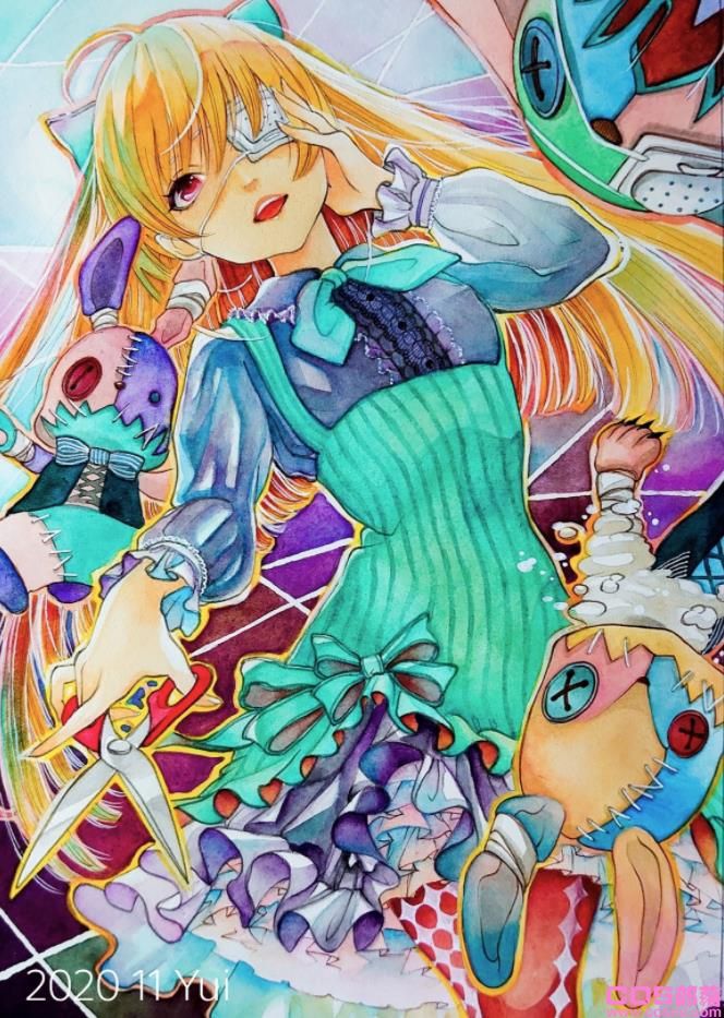 [Pixiv精选]目光如炬。眼罩女子插画特辑(图4)