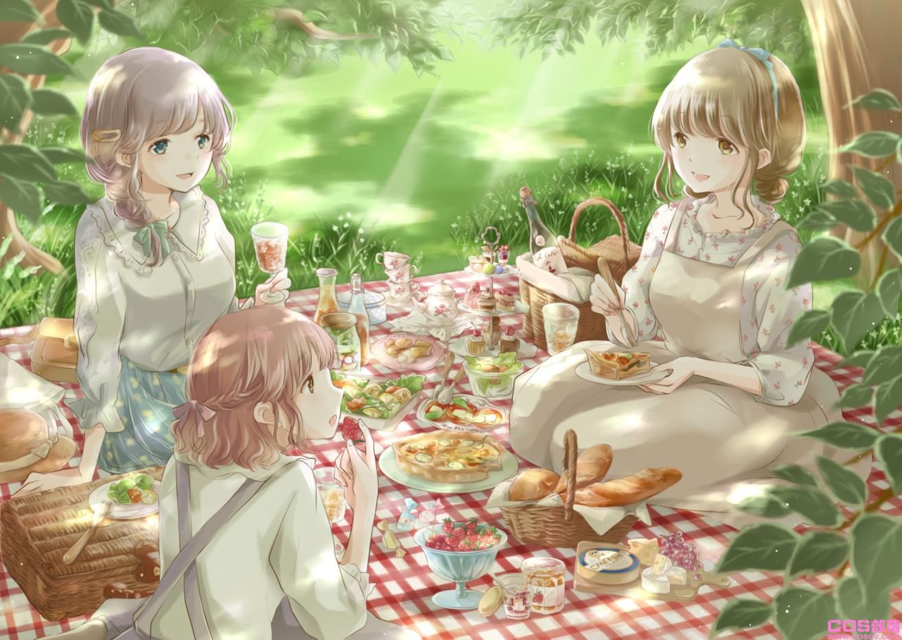 [Pixiv精选]稍稍出个远门。野餐插画特辑(图3)
