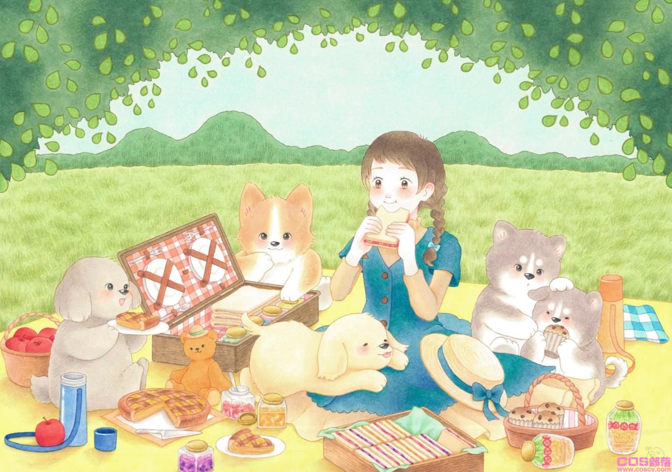 [Pixiv精选]稍稍出个远门。野餐插画特辑(图4)