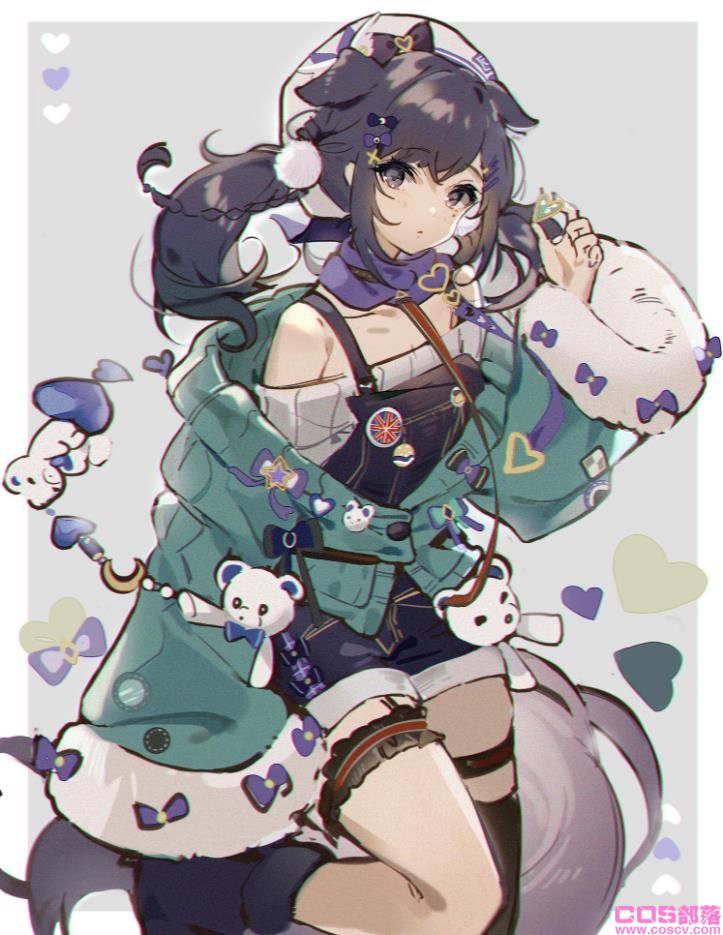 [Pixiv精选]杰出的功能性。背带裤、背带裙插画特辑(图9)