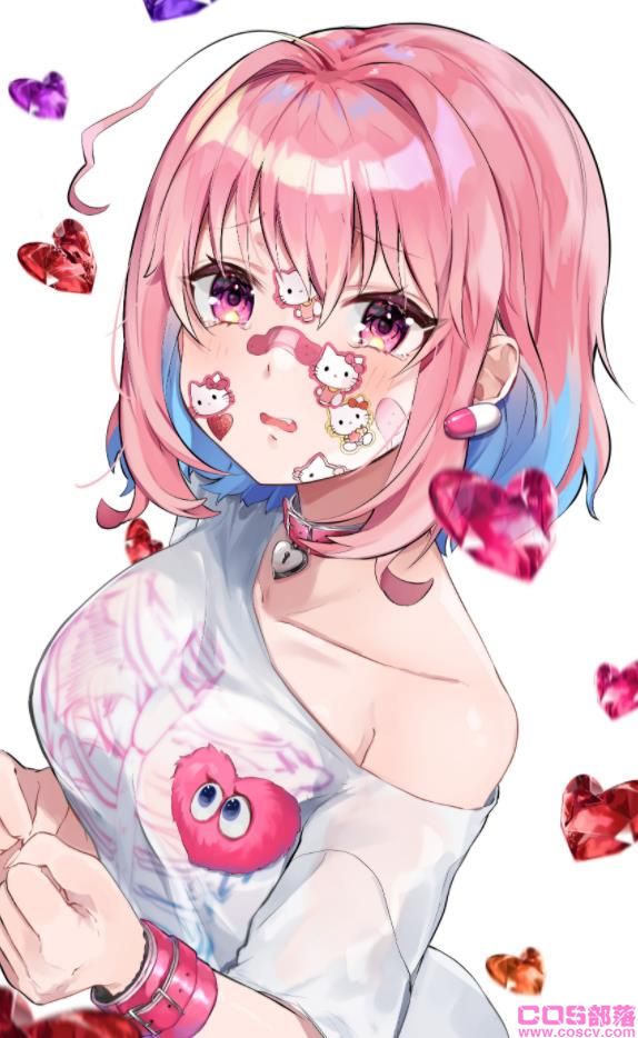 [Pixiv精选]疼痛不再来♡。创可贴女子插画特辑(图4)