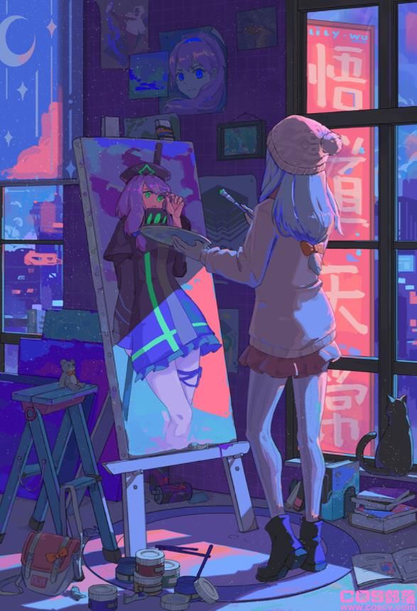 [Pixiv精选]沉浸其中的你最美。「绘画中」插画特辑(图2)