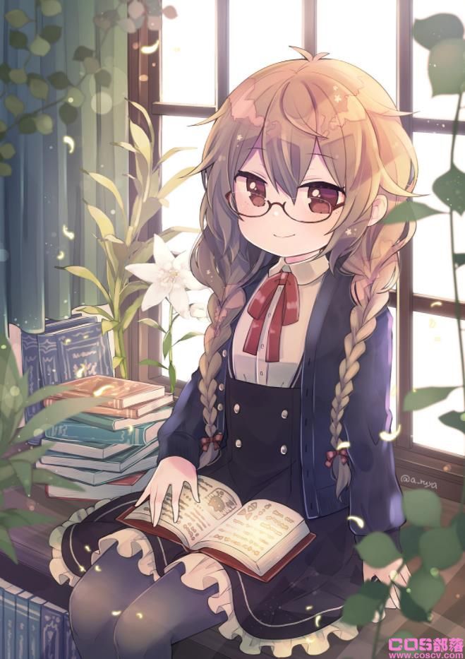 [Pixiv精选]朴素又可爱。麻花辫女孩插画特辑(图4)