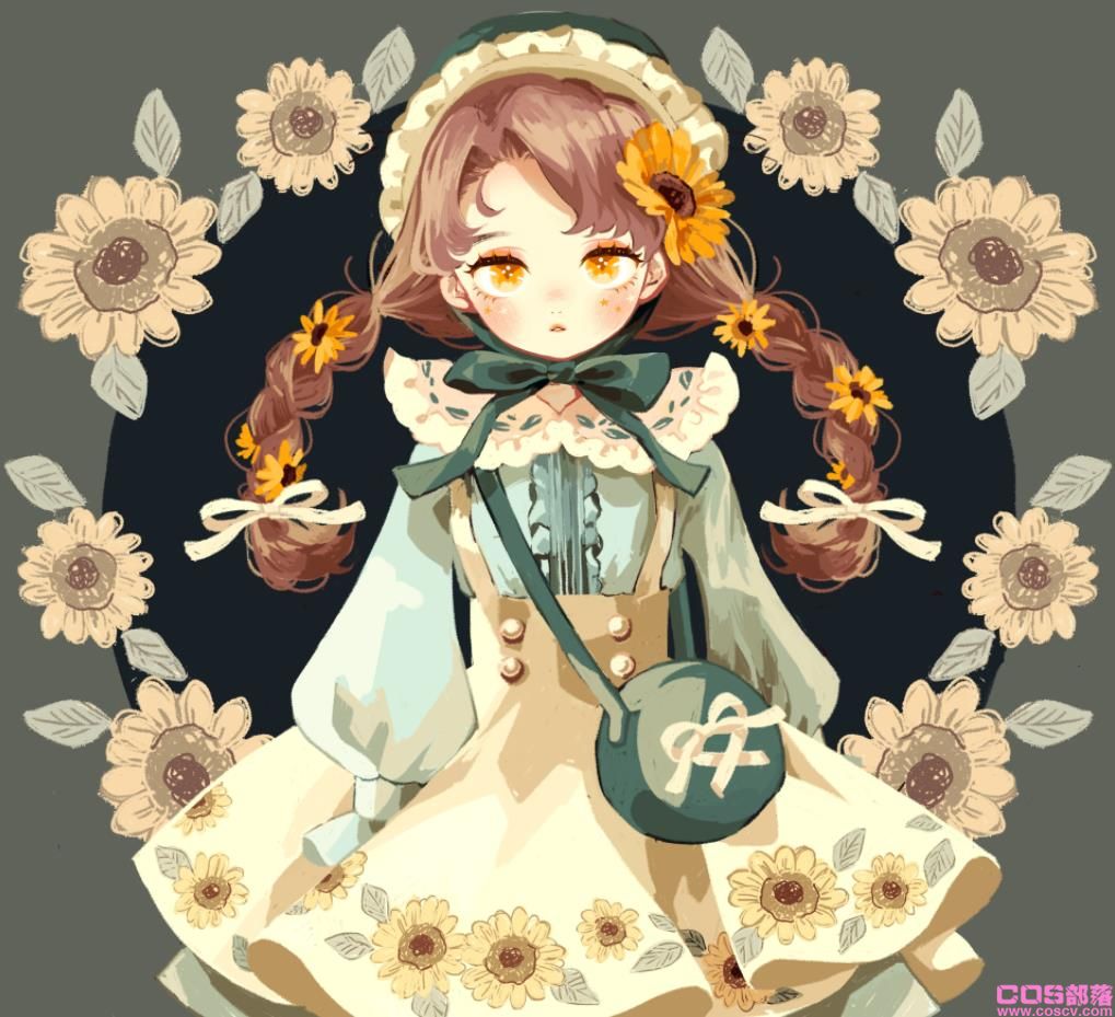[Pixiv精选]朴素又可爱。麻花辫女孩插画特辑(图5)