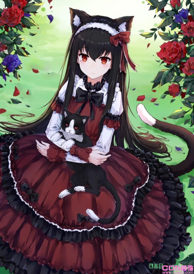 [Pixiv精选]偷偷探出来。「裙中尾巴」插画特辑(图6)