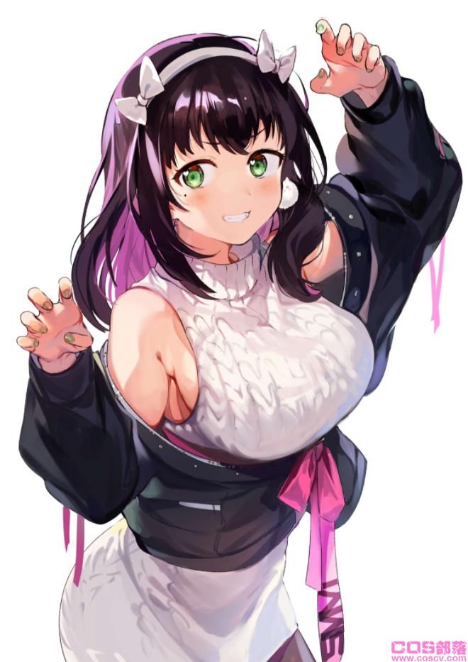 [Pixiv精选]稀疏的编织感正是魅力所在♡麻花毛衣插画特辑(图1)