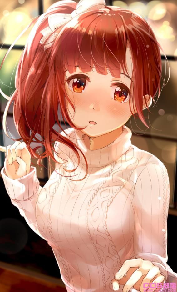 [Pixiv精选]稀疏的编织感正是魅力所在♡麻花毛衣插画特辑(图4)