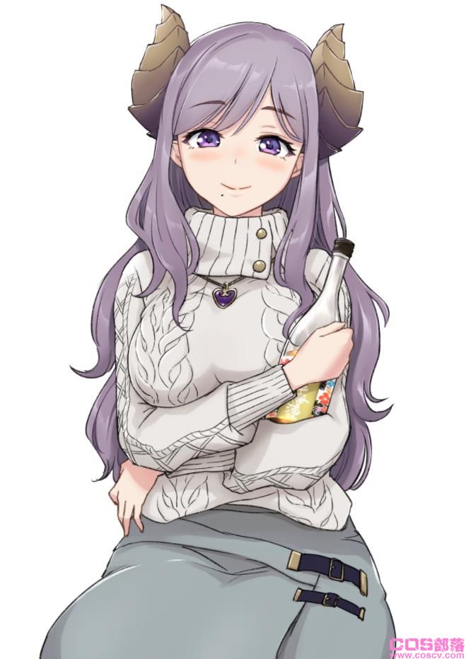[Pixiv精选]稀疏的编织感正是魅力所在♡麻花毛衣插画特辑(图2)