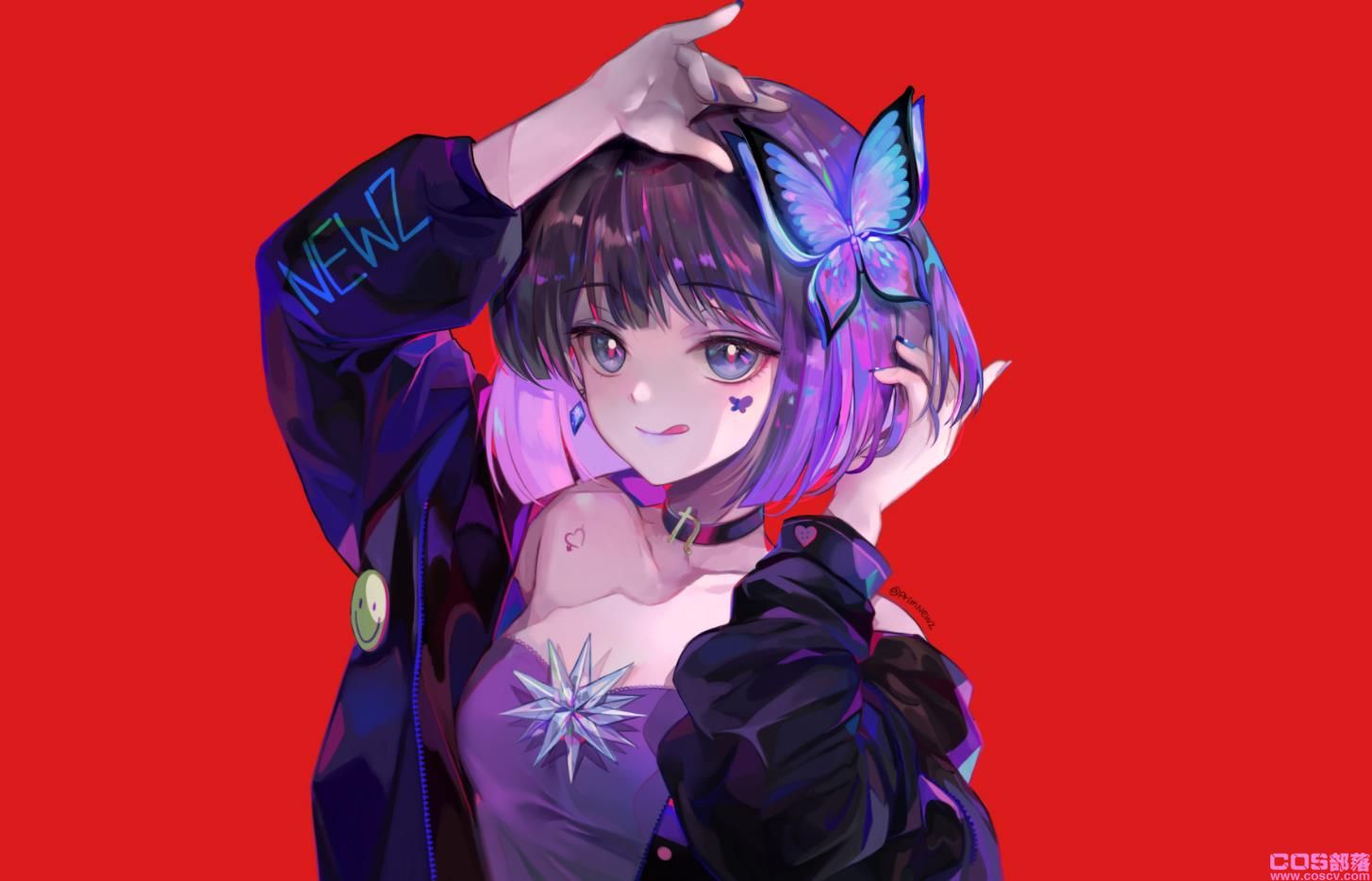 [Pixiv精选]若隐若现的时尚。挂耳染插画特辑(图12)