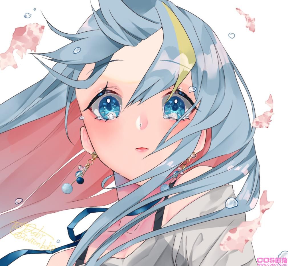[Pixiv精选]若隐若现的时尚。挂耳染插画特辑(图9)