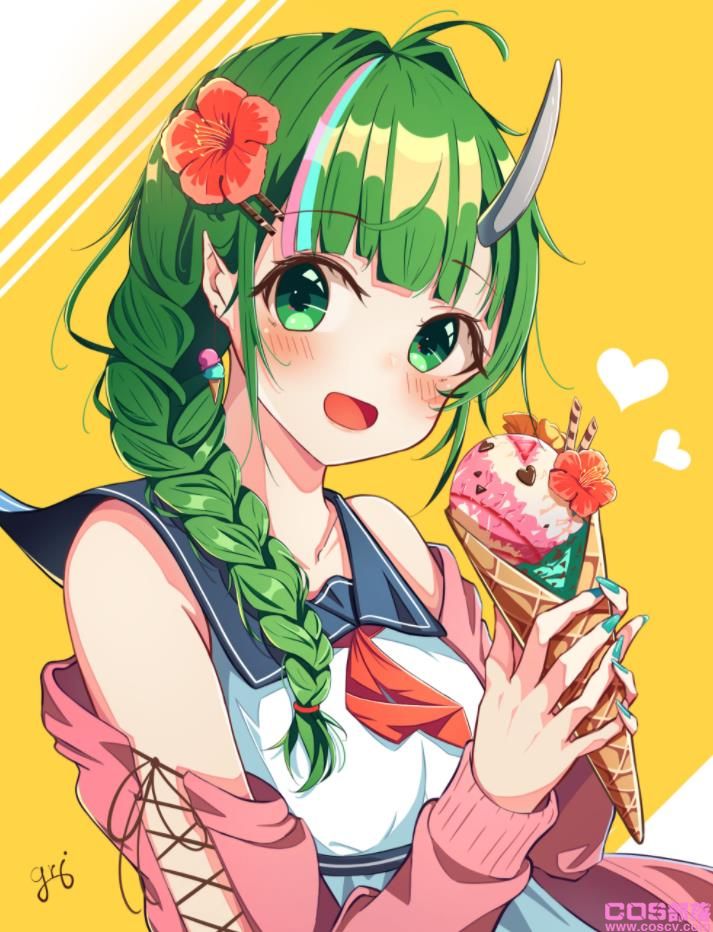 [Pixiv精选]冰凉美味♡冰淇淋插画特辑(图7)