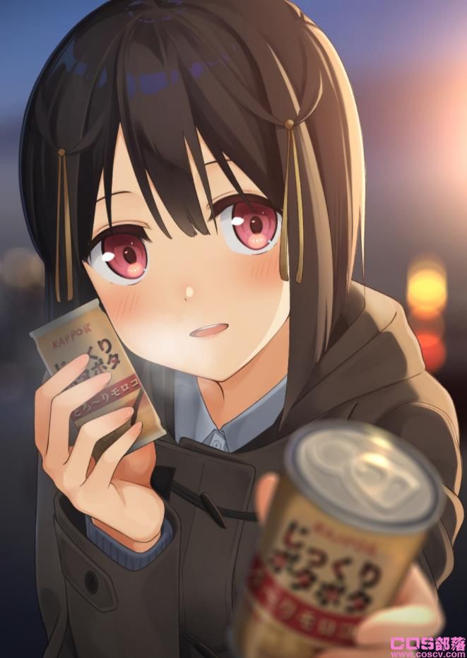 [Pixiv精选]温暖外衣♡牛角扣大衣插画特辑(图4)