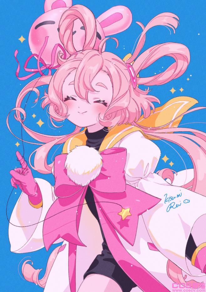 [Pixiv精选]缤纷摇曳。粉色头发女孩插画特辑(图4)