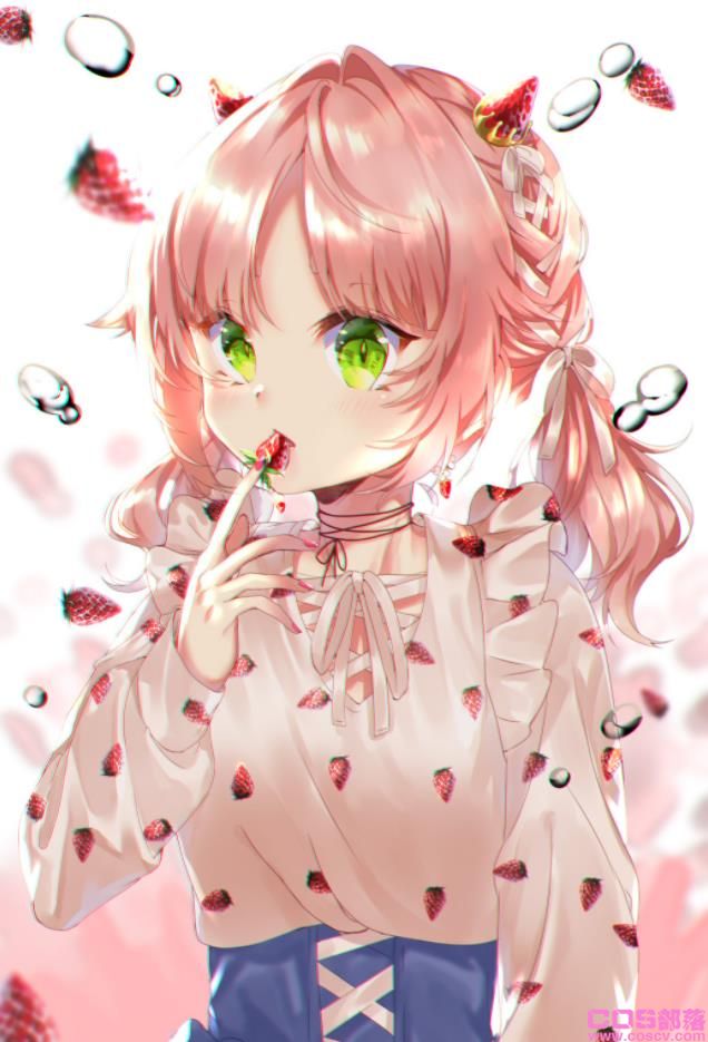 [Pixiv精选]缤纷摇曳。粉色头发女孩插画特辑(图11)