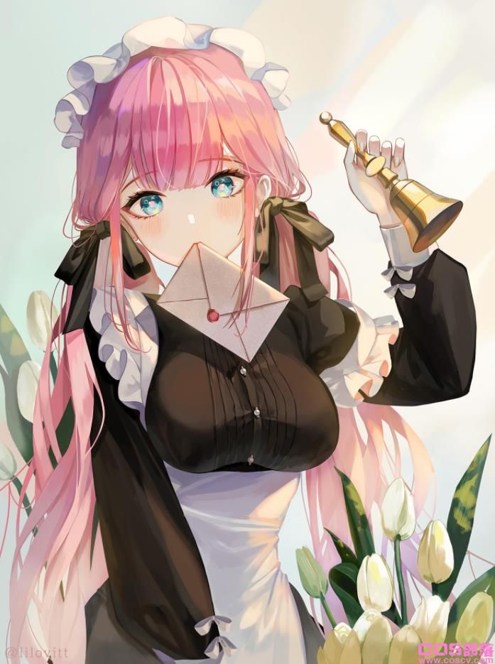 [Pixiv精选]缤纷摇曳。粉色头发女孩插画特辑(图10)