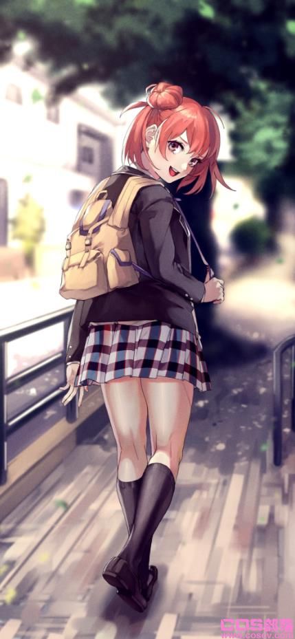 [Pixiv精选]背影也超可爱♡后背包女孩插画特辑(图3)