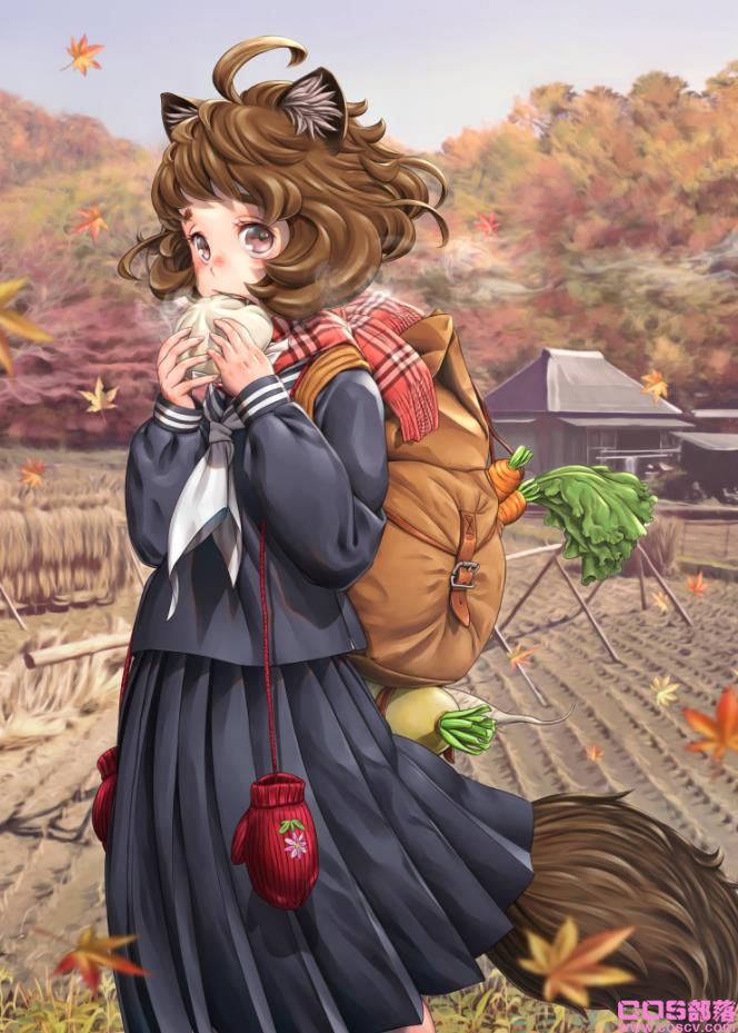[Pixiv精选]背影也超可爱♡后背包女孩插画特辑(图9)