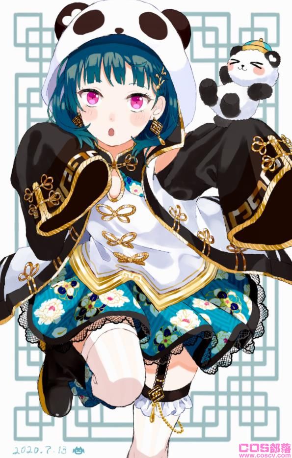 [Pixiv精选]中华风与洋装的黄金比例♡中华风洛丽塔插画特集(图2)