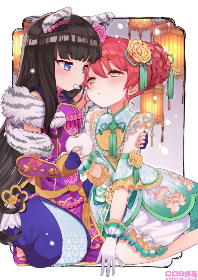 [Pixiv精选]中华风与洋装的黄金比例♡中华风洛丽塔插画特集(图6)