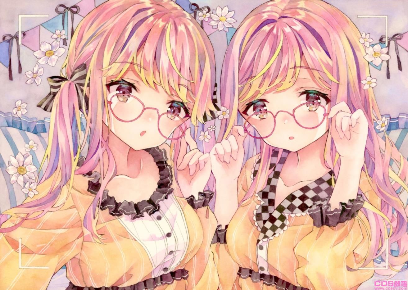 [Pixiv精选]再看仔细点。「手托眼镜」插画特辑(图8)