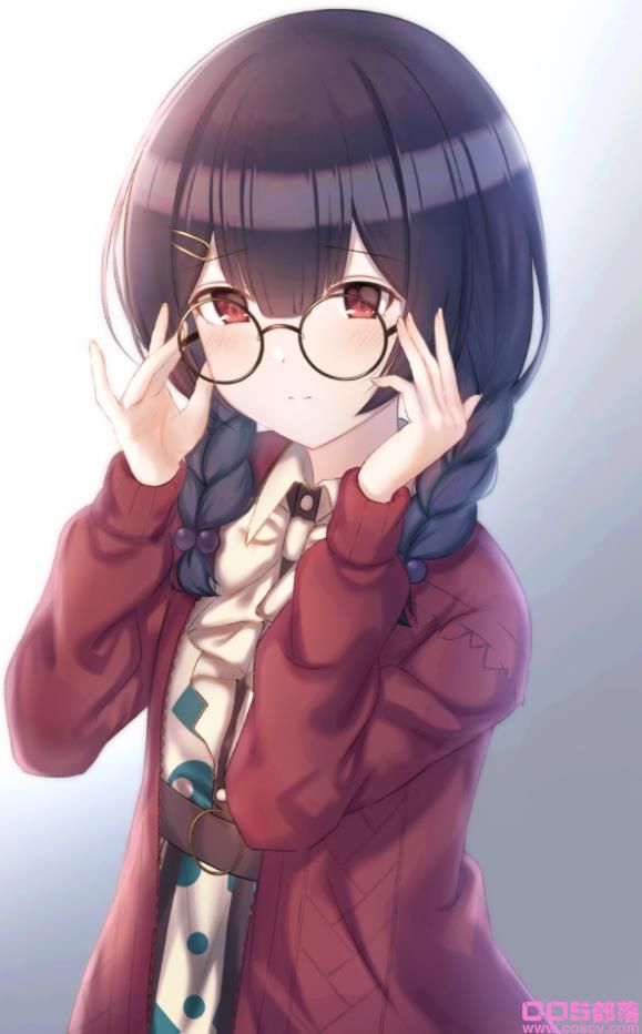 [Pixiv精选]再看仔细点。「手托眼镜」插画特辑(图4)